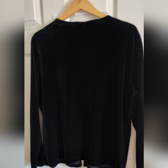 Notation Velvet Cardigan - Picture 9 of 11